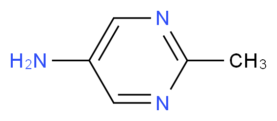 2-methylpyrimidin-5-amine_分子结构_CAS_39889-94-6