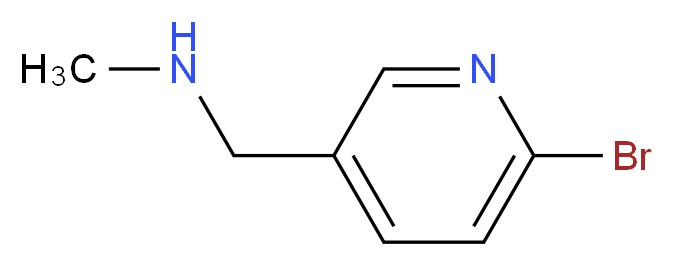 1-(6-bromopyridin-3-yl)-N-methylmethanamine_分子结构_CAS_120740-04-7)