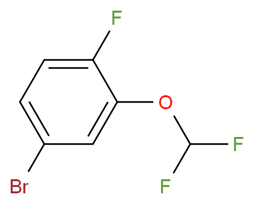 3-(Difluoromethoxy)-4-fluorobromobenzene_分子结构_CAS_954235-78-0)