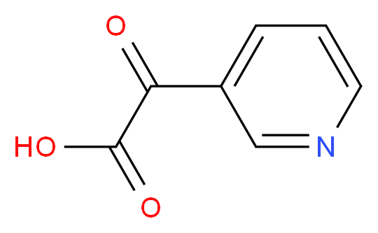 2-oxo-2-(pyridin-3-yl)acetic acid
oxopyridin-3-ylacetic acid
(3-Pyridyl)glyoxylic acid_分子结构_CAS_39684-37-2)