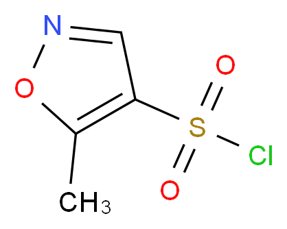 5-methyl-1,2-oxazole-4-sulfonyl chloride_分子结构_CAS_321309-26-6