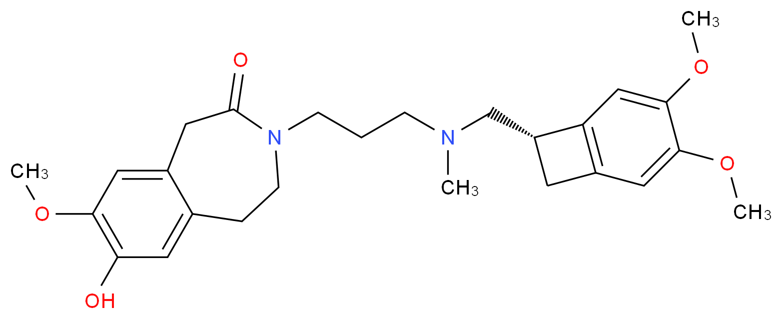 7-Demethyl Ivabradine _分子结构_CAS_304462-60-0)