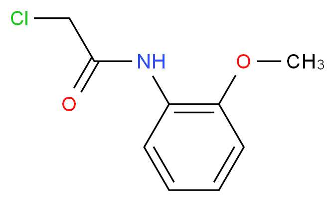 2-chloro-N-(2-methoxyphenyl)acetamide_分子结构_CAS_55860-22-5