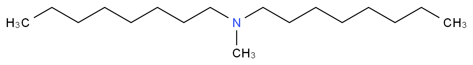 DI-N-OCTYLMETHYLAMINE_分子结构_CAS_4455-26-9)