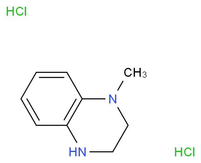 1-Methyl-1,2,3,4-tetrahydroquinoxaline dihydrochloride_分子结构_CAS_1259952-24-3)