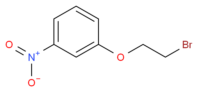 1-(2-bromoethoxy)-3-nitrobenzene_分子结构_CAS_13831-59-9