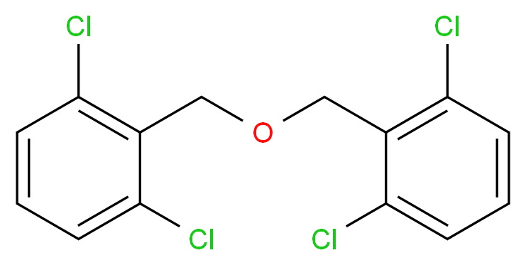 1,3-dichloro-2-{[(2,6-dichlorophenyl)methoxy]methyl}benzene_分子结构_CAS_73927-56-7