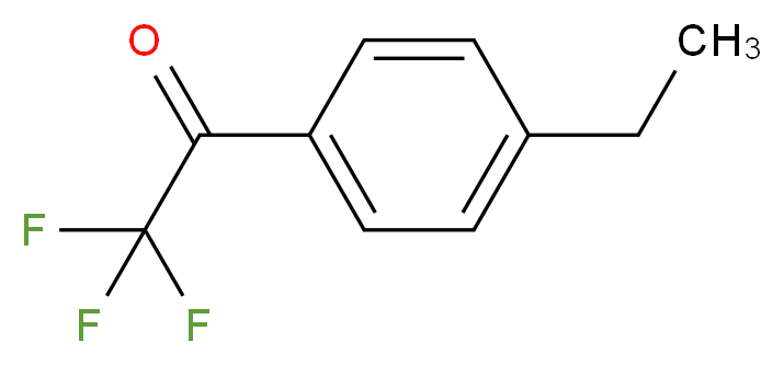 4'-ETHYL-2,2,2-TRIFLUOROACETOPHENONE_分子结构_CAS_73471-96-2)