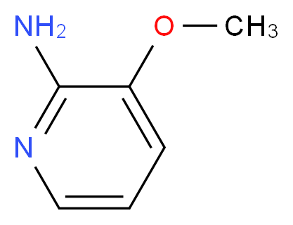 2-Amino-3-methoxypyridine_分子结构_CAS_10201-71-5)