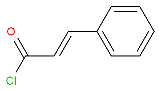 (2E)-3-phenylprop-2-enoyl chloride_分子结构_CAS_17082-09-6