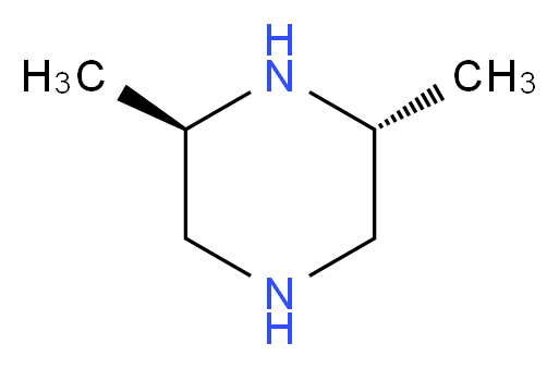 (2R,6R)-2,6-dimethylpiperazine_分子结构_CAS_162240-93-9