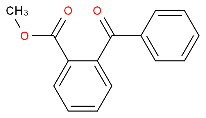 邻苯甲酰苯甲酸甲酯_分子结构_CAS_606-28-0)