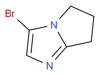 3-Bromo-6,7-dihydro-5H-pyrrolo[1,2-a]imidazole 97%_分子结构_CAS_914637-88-0)