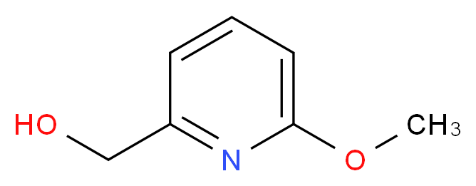 (6-Methoxy-pyridin-2-yl)-methanol_分子结构_CAS_63071-12-5)