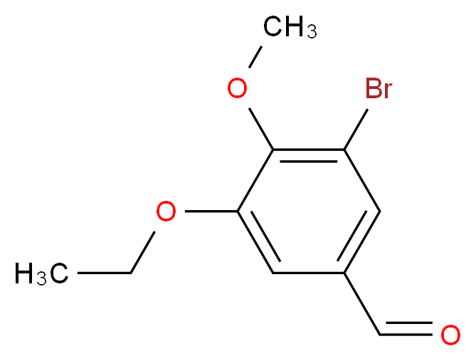 3-Bromo-5-ethoxy-4-methoxybenzaldehyde_分子结构_CAS_81805-97-2)