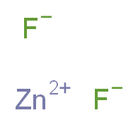 zinc(2+) ion difluoride_分子结构_CAS_7783-49-5
