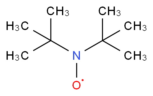 二叔丁基硝基氧_分子结构_CAS_2406-25-9)