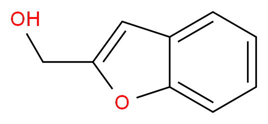 1-benzofuran-2-ylmethanol_分子结构_CAS_55038-01-2