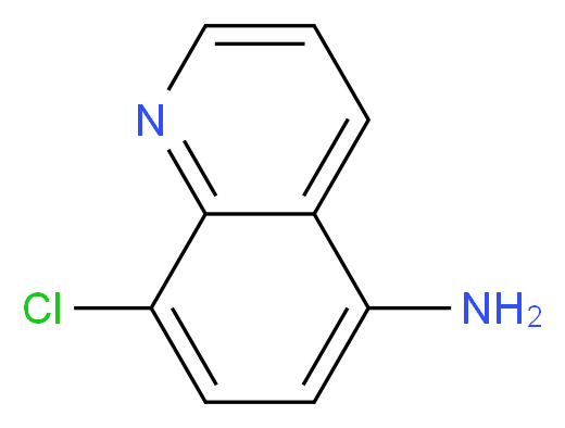 5-Amino-8-chloroquinoline_分子结构_CAS_)