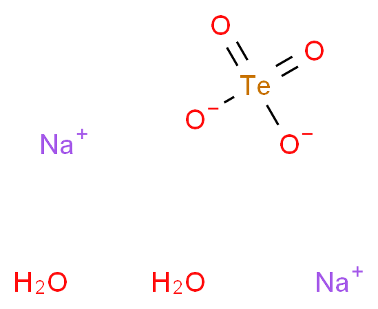 disodium dihydrate tellurate_分子结构_CAS_26006-71-3