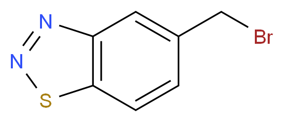 5-(bromomethyl)-1,2,3-benzothiadiazole_分子结构_CAS_850375-03-0)