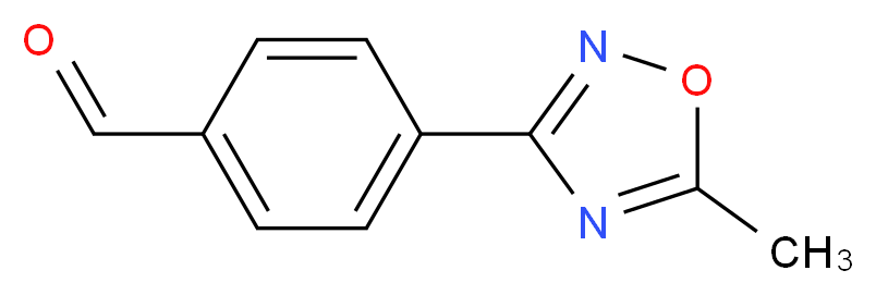 4-(5-Methyl-1,2,4-oxadiazol-3-yl)benzaldehyde_分子结构_CAS_852180-60-0)