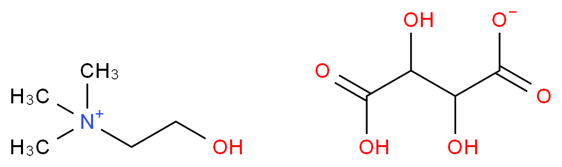 Choline bitartrate_分子结构_CAS_87-67-2)