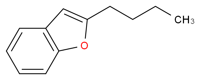 2-Butylbenzofuran_分子结构_CAS_4265-27-4)