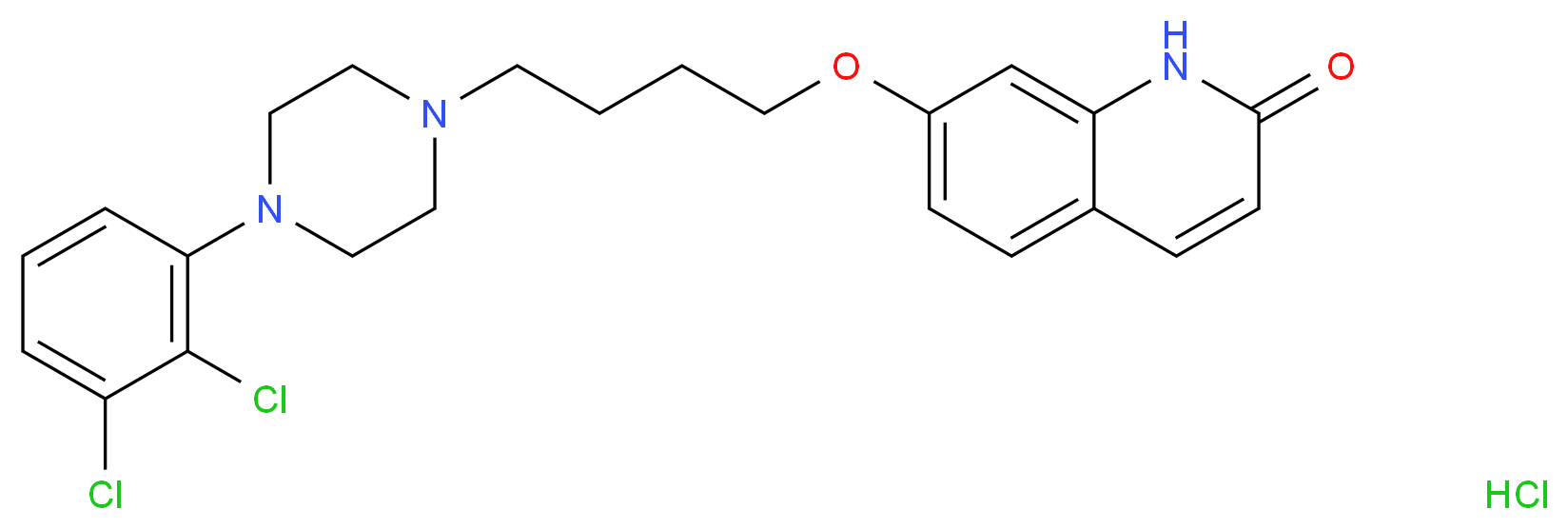 Dehydro Aripiprazole Hydrochloride_分子结构_CAS_1008531-60-9)