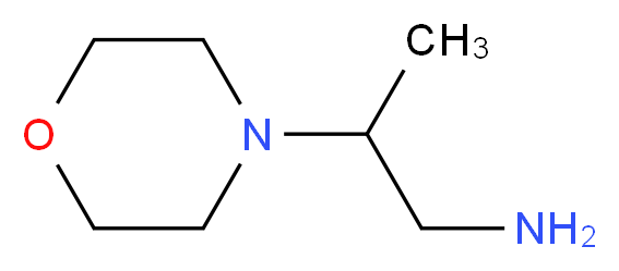 2-Morpholin-4-yl-propylamine_分子结构_CAS_1005-04-5)