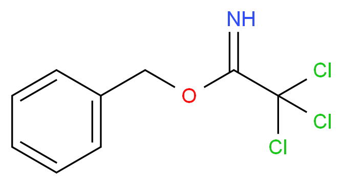 2,2,2-三氯乙亚氨酸苄酯_分子结构_CAS_81927-55-1)