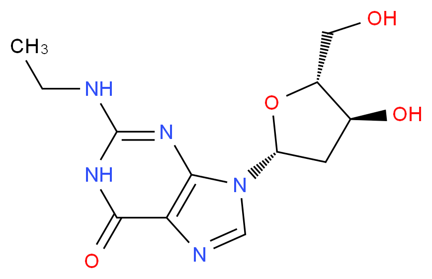 N2-Ethyl-2′-deoxyguanosine_分子结构_CAS_101803-03-6)