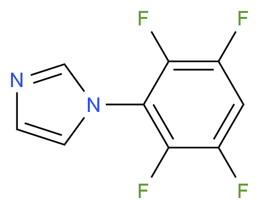 1-(2,3,5,6-四氟苯基)咪唑_分子结构_CAS_124005-68-1)