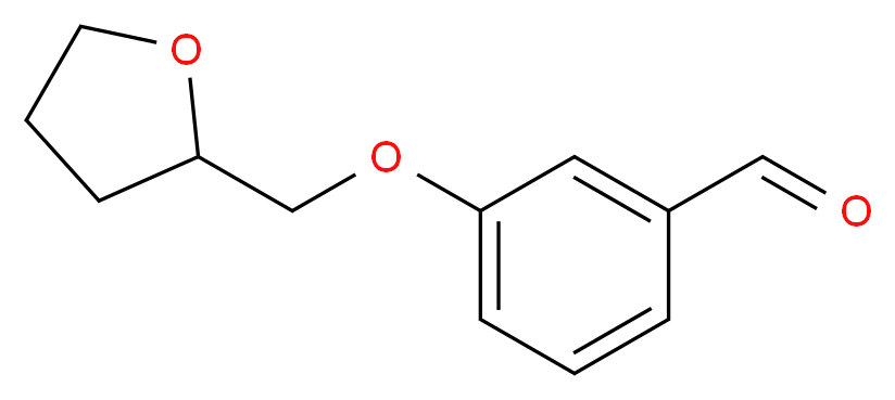 3-(Tetrahydro-furan-2-ylmethoxy)-benzaldehyde_分子结构_CAS_)