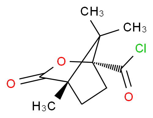 (1R)-(+)-莰烷酰氯_分子结构_CAS_104530-16-7)