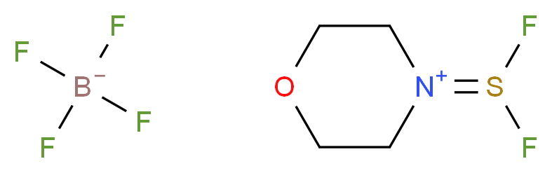 4-(difluoro-λ<sup>4</sup>-sulfanylidene)-1,4λ<sup>5</sup>-morpholin-4-ylium; tetrafluoroboranuide_分子结构_CAS_63517-33-9
