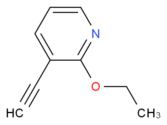 2-ethoxy-3-ethynylpyridine_分子结构_CAS_1196156-40-7)