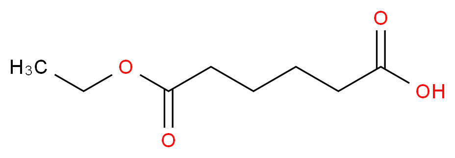 6-ethoxy-6-oxohexanoic acid_分子结构_CAS_626-86-8