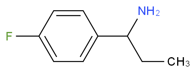 1-(4-Fluoro-phenyl)-propylamine_分子结构_CAS_74877-10-4)