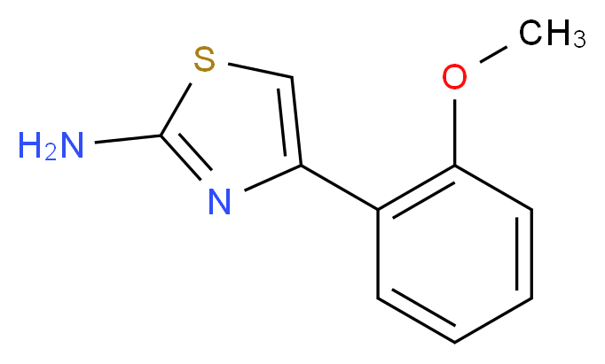 4-(2-methoxyphenyl)thiazol-2-amine_分子结构_CAS_)