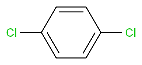 1,4-dichlorobenzene_分子结构_CAS_106-46-7