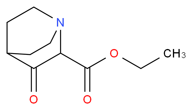 Ethyl 3-oxoquinuclidine-2-carboxylate_分子结构_CAS_34286-16-3)