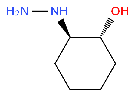 (1R,2R)-2-hydrazinylcyclohexan-1-ol_分子结构_CAS_55275-65-5