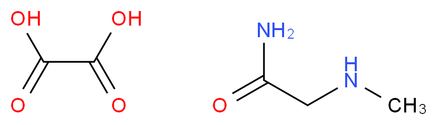 2-(methylamino)acetamide oxalate_分子结构_CAS_)