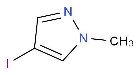 4-Iodo-1-methyl-1H-pyrazole_分子结构_CAS_39806-90-1)