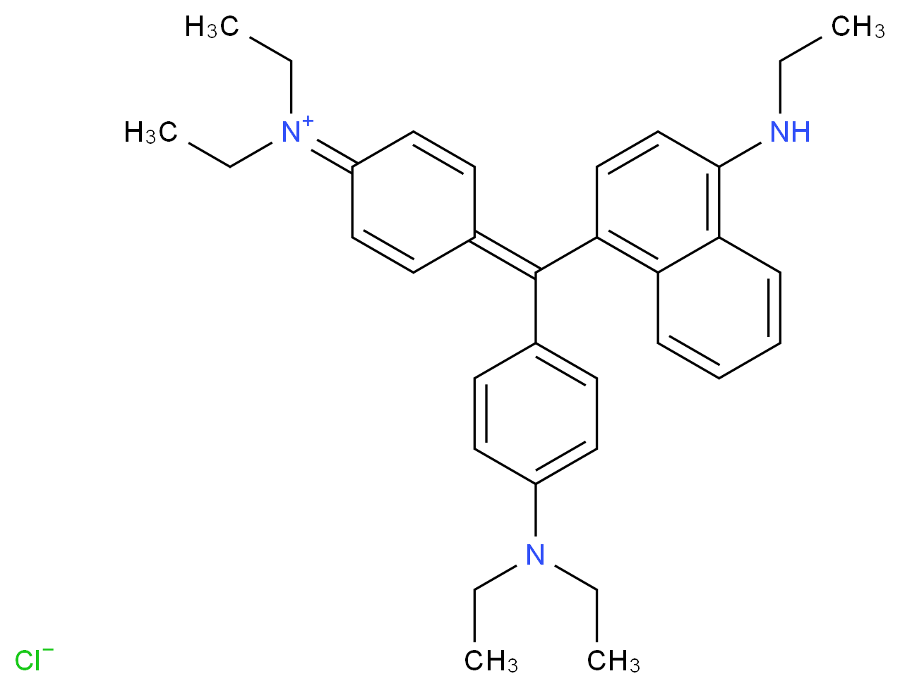 Victoria Pure Blue BO_分子结构_CAS_2390-60-5)