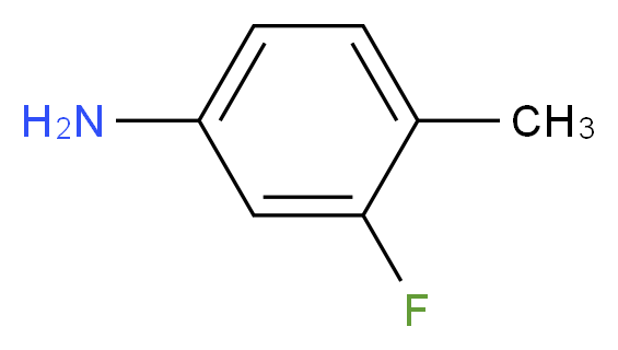 3-氟-4-甲基苯胺_分子结构_CAS_452-77-7)