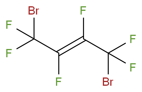 (2E)-1,4-dibromo-1,1,2,3,4,4-hexafluorobut-2-ene_分子结构_CAS_360-87-2