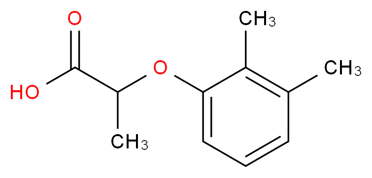 2-(2,3-dimethylphenoxy)propanoic acid_分子结构_CAS_22504-84-3