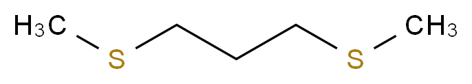 1,3-bis(methylsulfanyl)propane_分子结构_CAS_24949-35-7